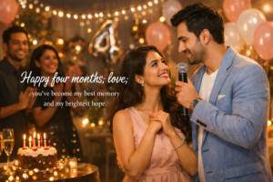 Happy four months, love; you've become my best memory and my brightest hope.