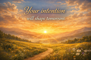 your-intention-will-shape-tomorrow