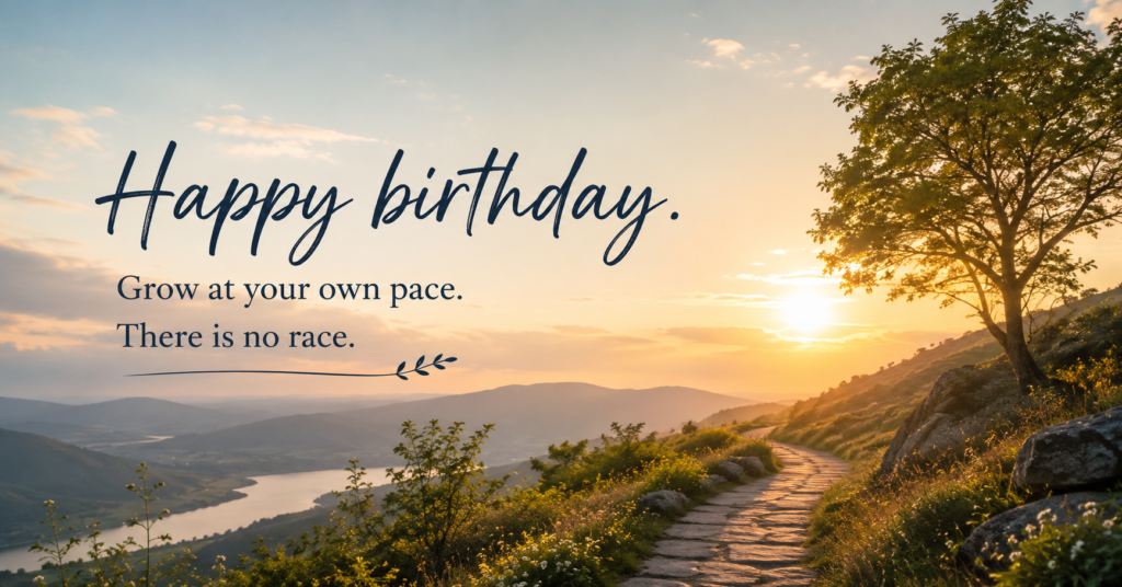 happy-birthday-grow-at-your-own-pace-there-is-no-race