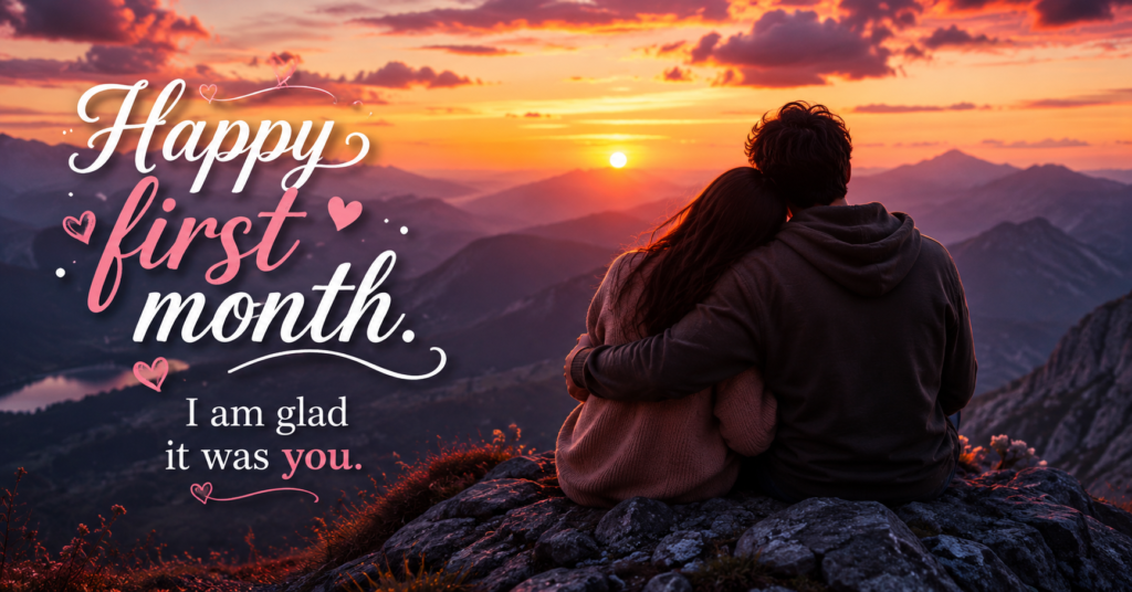 happy-first-month-i-am-glad-it-was-you