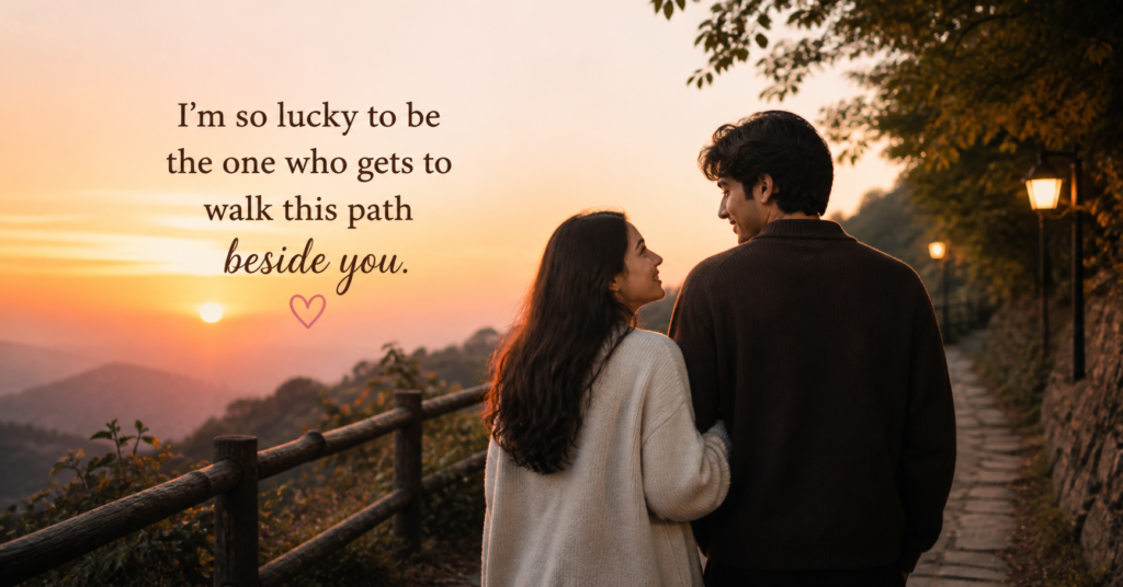 im-so-lucky-to-be-the-one-who-gets-to-walk-this-path-beside-you