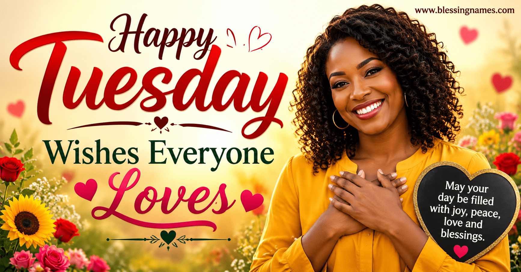 touching-happy-tuesday-african-american-wishes-everyone-loves